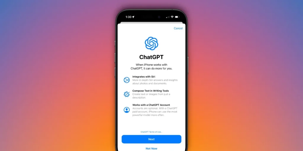 Apple Intelligence Gets ChatGPT-5